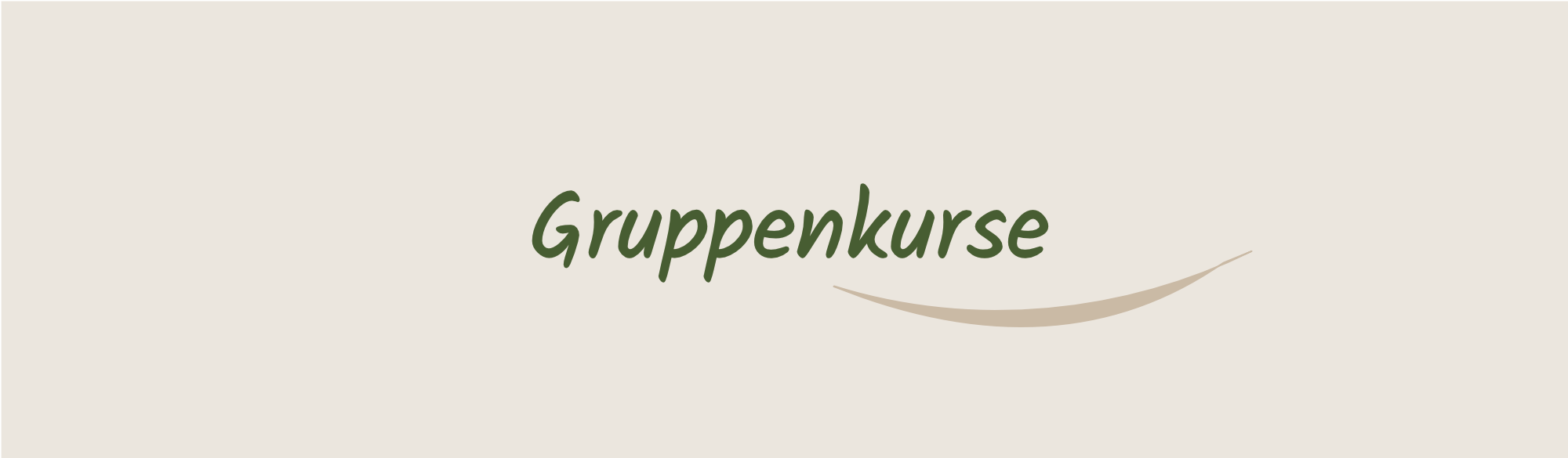 Header Gruppenkurse