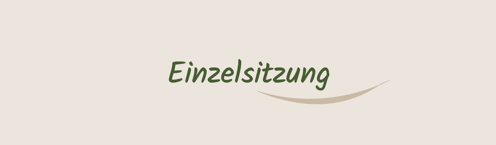 Einzelsitzung Header
